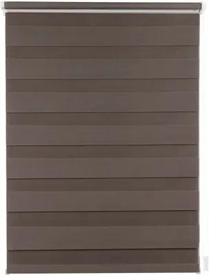 Produktbild von Doppelrollo auf Maß Klemmfix verspannt Farbe: Grau, Größe: B): 41-50  cm, L): 40-160 cm