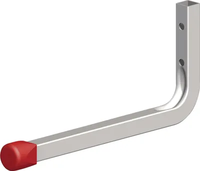 Produktbild von alfer Wandhaken 175 mm 175 x 80 mm Stahl verzinkt Kappe rot