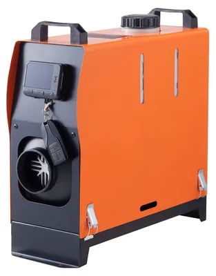 Obrázok produktu pre Dieselový ohrievač – 5 kW, mobilný ohrievač s diaľkovým ovládaním, LCD displejom a palivovou nádržou