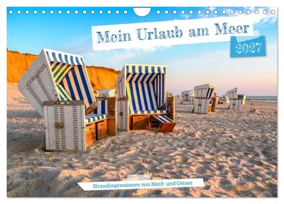 Produktbild von Mein Urlaub am Meer (Wandkalender 2027 DIN A4 quer), CALVENDO Monatskalender