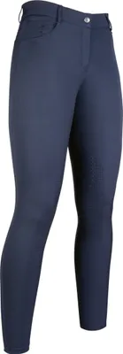 Produktbild von HKM Reithose Sunshine Silikon-Kniebesatz DUNKELBLAU, Gr. 42