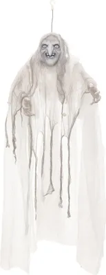 Obrázek produktu pro EUROPALMS Halloweenská čarodějnice, bílá, 170x50x20cm (83314660)
