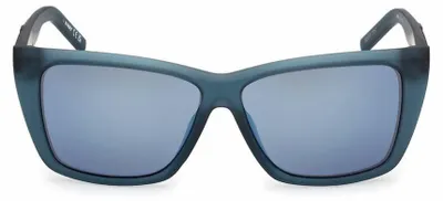 Produktbild von K-Way Sonnenbrille für Damen Modell KW0013 in Blau, Größe 88x57 mm