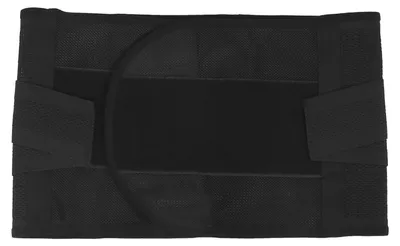 Produktbild von Stillzeit Bauchbinde atmungsaktiv, verstellbares Bauchband mit weichen Stahlkniebügeln, Bauchweg Gurt für Frauen nach der Geburt, M, Schwarz
