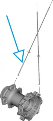 Immagine prodotto di Shimano Wh-r9270-c36-tu-f raggi argento 285 mm argento 285 mm