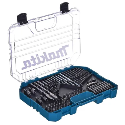Immagine prodotto di Makita - Set di punte per trapano e avvitatore da 75 pezzi con custodia trasparente