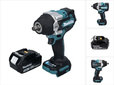 Immagine prodotto di Avvitatore a impulsi a batteria Makita DTW 700 F1 18 V 700 Nm 1/2" XPT Brushless + 1x batteria ricaricabile 3,0 Ah - senza caricabatterie