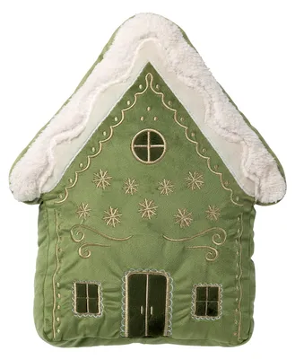 Produktbild von Textino Dekokissen Cottage 35x30x5 cm Grün