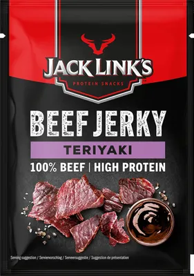 Produktbild von Beef Jerky Teriyaki würziger fruchtiger asiatischer Geschmack 60g