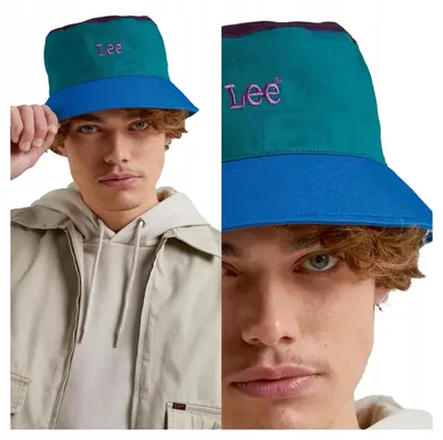 Obrázek produktu pro Lee | Pánská bucket čepice, reverzibilní, klasický design, bavlna, univerzální velikost