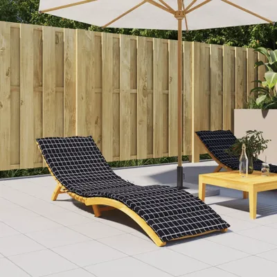 Produktbild von Möbel Sonnenliegen-Auflage Schwarz Karomuster Oxford-Gewebe - Gartenmöbelauflagen 361444