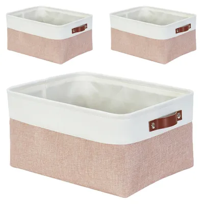 Zdjęcie produktu dla Pojemniki do przechowywania - Pojemnik do przechowywania zabawek - Pojemnik do przechowywania ręczników - Kosz - Organizer do pokoju dziecięcego - 41 x 31 x 18 cm - Kosze do przechowywania