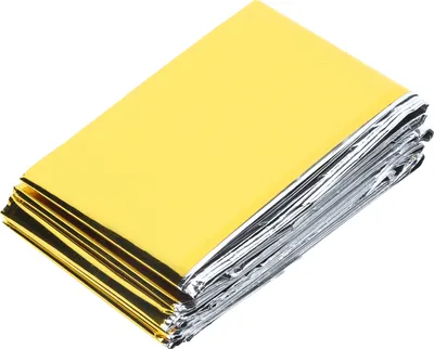 Obrázok produktu pre Záchranná deka, 160x210cm, reflexná a hrejivá, na kempovanie, prežitie a vonkajšie núdzové situácie