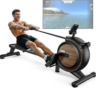 Immagine prodotto di Vogatore magnetico - Uso domestico - Bluetooth - 16 livelli di resistenza - Capacità di carico 150 kg - Display - Altoparlanti integrati - Nero