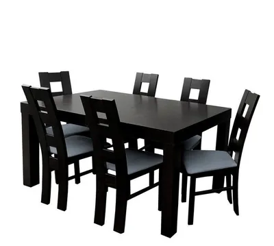Obrázek produktu pro Jídelní set 6+1 MOVILE 42 - wenge / šedý 1