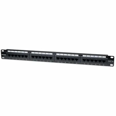 Image de INTELLINET Patchpanel 1HE 24-Port Cat6 UTP sw