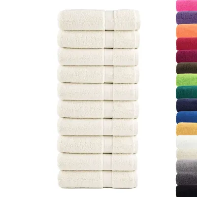 Immagine prodotto di Asciugamani Premium SOLUND 10 pz Crema 50x100 cm 600 g/m²