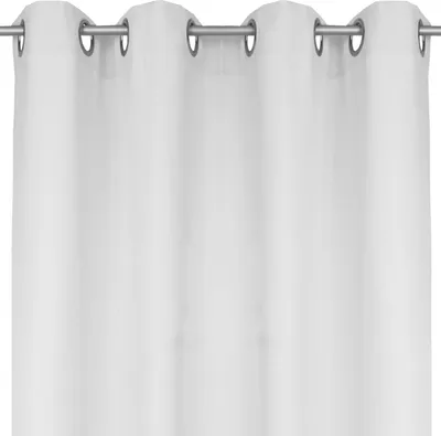 Produktbild von Blickdichte Gardine mit Ösen, Maße: 140x175 cm, Farbe: Hellgrau