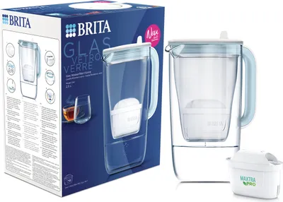 Produktbild von Brita Wasserfilter-Kanne Glas Model ONE 2,5L - Filterwasser, MC Pro (1er Pack)