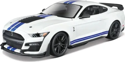 Image de Maisto 31452 - Voiture miniature - Mustang Shelby GT500 '20 avec aileron arrière (blanc, échelle 1:18)
