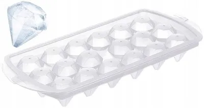 Obrázek produktu pro Katex Forma na ledové kostky, velká, diamantový tvar, pro 18 kostek
