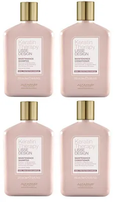 Immagine prodotto di Alfaparf Keratin Therapy Lisse Design Maintenance Shampoo 2x250ml + Conditioner 2x250ml