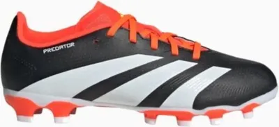 Produktbild von Adidas Predator League L JR MG Kinder-Fußballschuhe, weiß, schwarz, orange, groß. 35