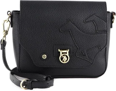 Produktbild von U.S. POLO ASSN. Umhängetasche Newport Flap Crossbody Bag Black schwarz