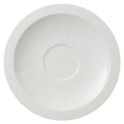 Immagine prodotto di Sottopiattino bianco per colazione/zuppe, diametro 185 mm | Villeroy & Boch | Codice articolo: 1043891250 | EAN: 4003683496722