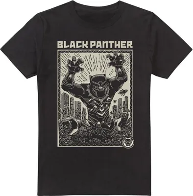Produktbild von Black Panther - T-Shirt für Herren TV19818 (M) (Schwarz)