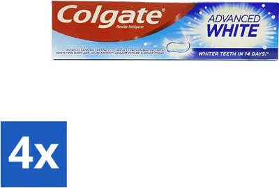 Produktbild von Colgate - Advanced White - Zahnpasta - 100ml - Vorteilspack - 4 Stücke