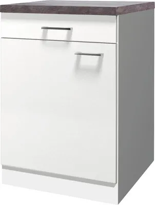 Obrázok produktu pre Kuchynská skrinka dolná s dvierkami Flex Well Lucca šírka 60 cm biela
