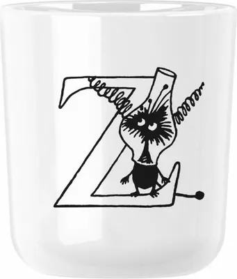 Image de Rig-Tig Tasse Moomin ABC - Z, Tasse avec lettre, plastique, blanc, 200 ml, Z00706-Z