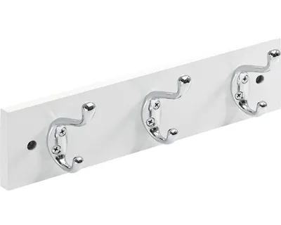 Immagine prodotto di Hettich Garderobenleiste 3 Ganci 30,0 x 8,0 x 7,5 cm bianco