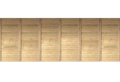 Produktbild von Rückwand Karibu für Doppelcarport, 540 x 200 cm, kesseldruckimprägniert