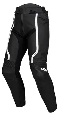 Produktbild von IXS Sport RS-600 1.0 Motorrad Lederhose, schwarz/weiß, Long 98