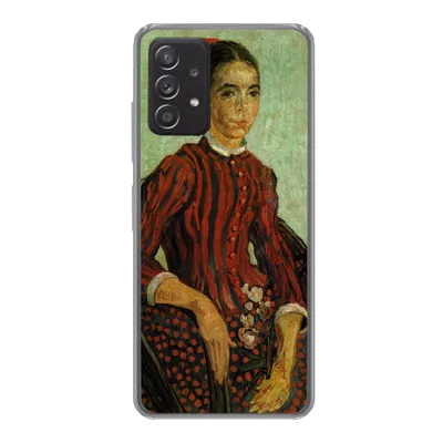 Produktbild von MuchoWow® Handyhülle Schutzhülle Hülle für Samsung Galaxy A33 5G La Mousmé - Vincent van Gogh Silikon Softcase Handy Hülle - Kartenhalter
