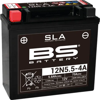 Immagine prodotto di BS Battery Batteria SLA senza manutenzione attivata in fabbrica - 12N5.5-4A / 4B