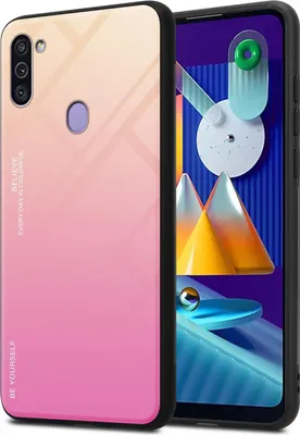 Produktbild von Cadorabo Hülle für Samsung Galaxy A11 / M11 Schutz Hülle in Schwarz Handyhülle TPU Etui Cover Case Tempered Glas
