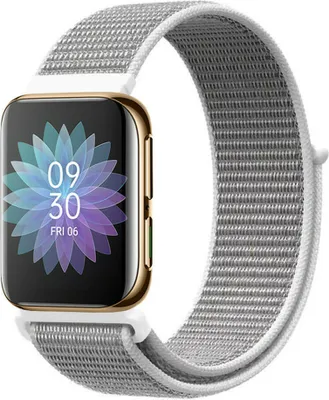 Produktbild von Strap-it Oppo Watch Nylonarmband (Muschel)