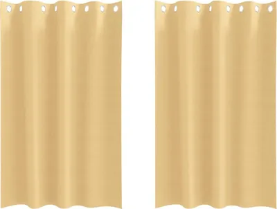 Obrázok produktu pre vidaXL Zatemňujúce závesy s krúžkami 2 ks Béžová 175 x 140 cm