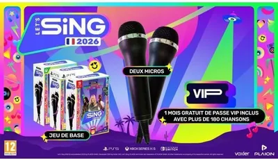 Produktbild von PLAION Let's Sing 2026 + 2 Mics, Xbox Series X, Multiplayer-Modus, RP (Rating Pending)
