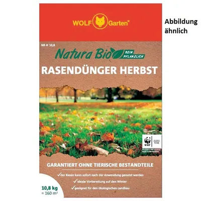 Produktbild von Wolf-Garten Natura  Rasendünger Herbst für 280 m²