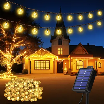 Solar-Lichterkette 100 LEDs 18 m IP65 8 Modi