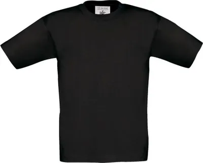 Obrázok produktu pre Detské tričko ,krátke rukávy - B&C EXACT 190/K - black - veľkosť 5/6