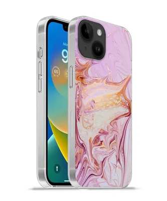 Produktbild von MuchoWow® Handyhülle Schutzhülle Hülle für Apple iPhone 14 - Softcase Marmor - Farbe - Abstrakt Silikon Softcase Handy Hülle - Mobiltelefonhülle