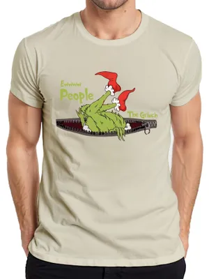 Obrázek produktu pro The Grinch Ewww People Christmas Vtipný dárek Introvert Pánské tričko, Příroda, M
