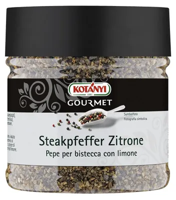 Produktbild von Kotanyi Gewürzzubereitung Steakpfeffer Zitrone intensiv 300g