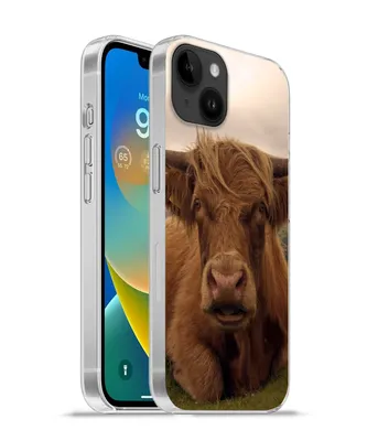 Produktbild von MuchoWow® Handyhülle Schutzhülle Hülle für Apple iPhone 14 Plus - Soft case Schottischer Highlander - Tiere - Berg Silikon Softcase Handy Hülle - Abbildung