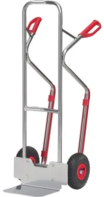 Produktbild von Stapelkarre H.1300mm Schaufel-L250xB320mm Luft-Bereifung Trgf.200kg alu FETRA